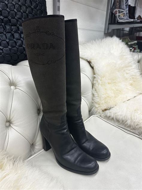 prada stiefel 37 gebraucht|PRADA Damenstiefel & .